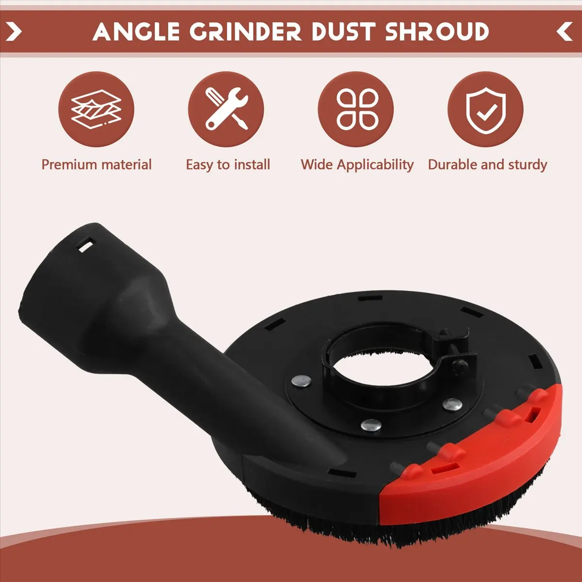 ABJY Type 115 couvercle de meuleuse d'angle universelle carénage anti-poussière meuleuse d'angle professionnelle carénage anti-poussière