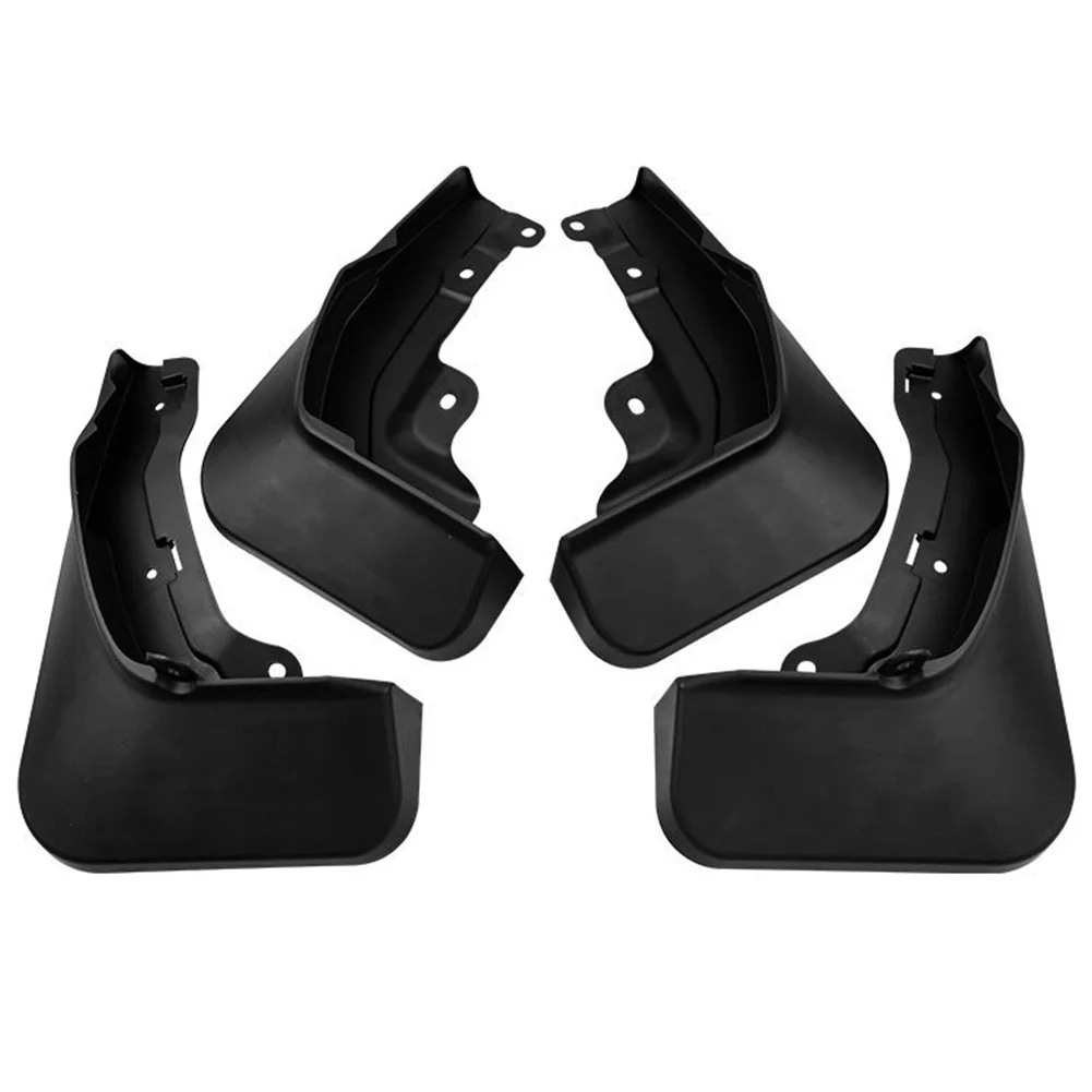 Sleek Black Splash Guards Compatible with For HONDA For CRV Years Two Thousand Twenty Three to Two Thousand Twenty Five