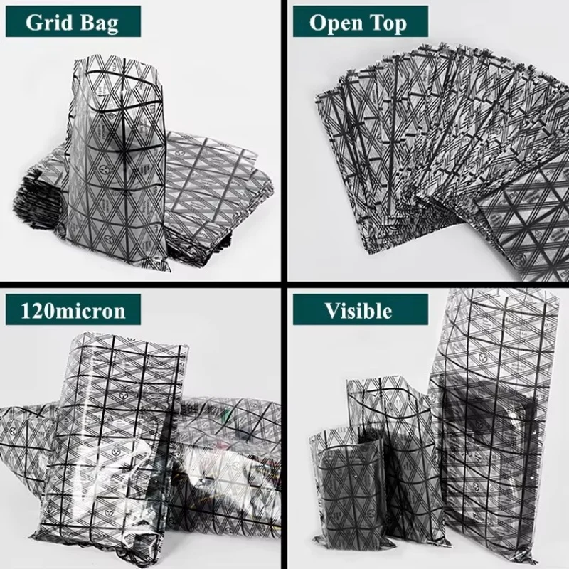 

100PCS Open Top Grid Anti-Static Shielding Bag DIY ESD HD Disk Electrontic Instruments PCB RAM Mother Board Video Card Pouches