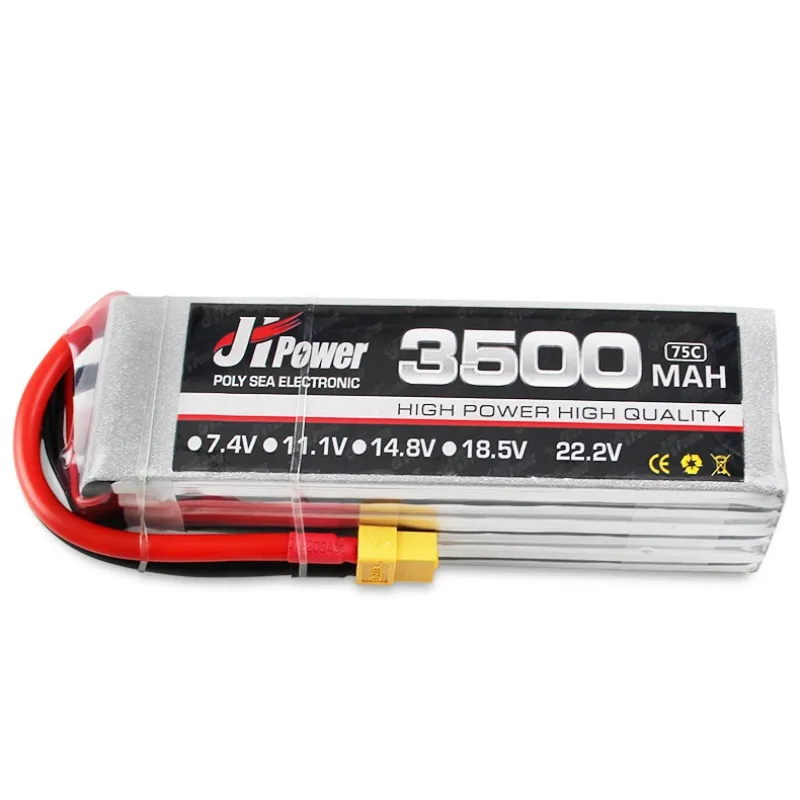 Upgrade 3500mAh 3S 11.4V 75C LiPo Battery with XT60 Plug for Model Aircraft RC Boat and Car Toys Model Rechargeable Batteries