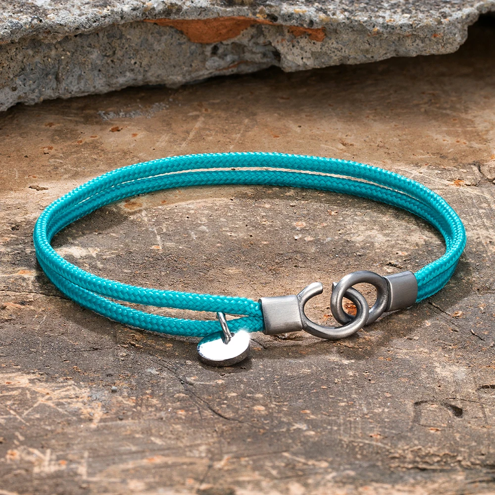 

MKENDN минималистичный стиль, индивидуальное имя, гравировка логотипа, идентификационные браслеты, наручники для пары, браслет из шнура, Menottes, подарки-бижутерия