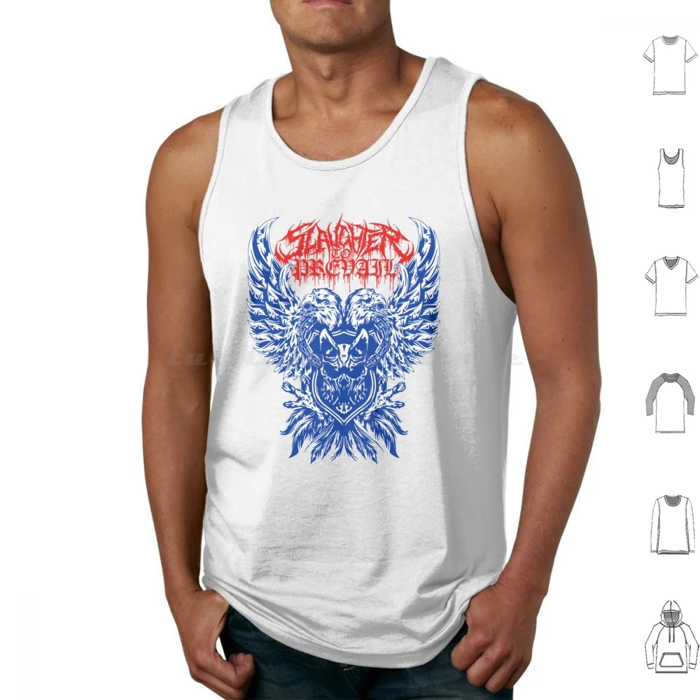 Slaughter To Prevail Tank Tops Print Cotton Slaughter To Prevail Prevail Slaughter Misery Sermon Kostolom Jack Simmons