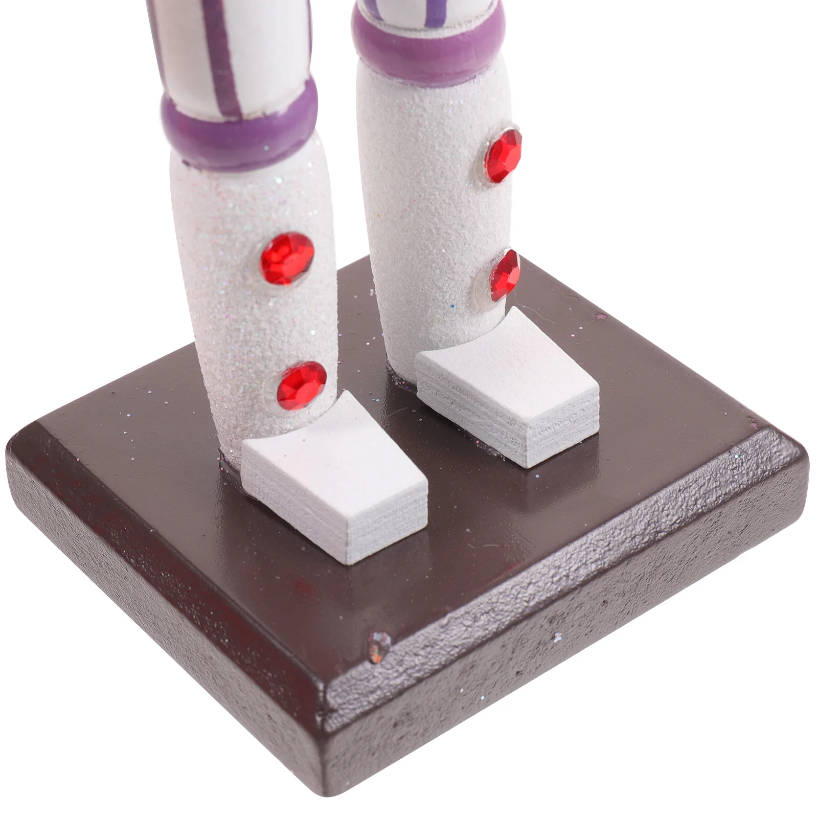 

Wooden Nutcracker Puppet Classic Festival Ornament Cake Nutcracker Desktop Decoration Home Office Holiday Accent