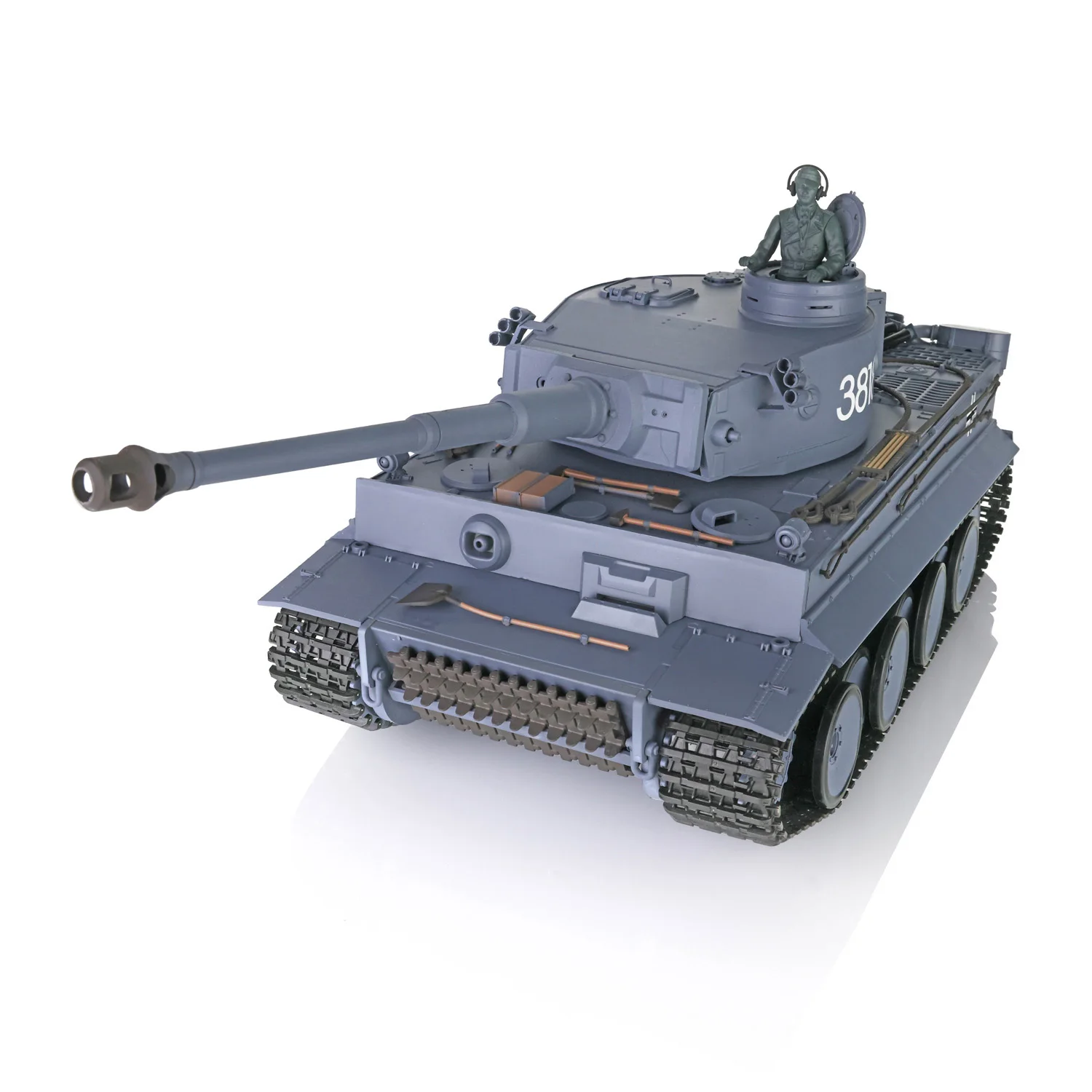 

HENG LONG 1/16 TK7.0 German Tiger I RC Tank 3818 IR Battle BB Airsoft Smoke Effect TH17233-SMT4