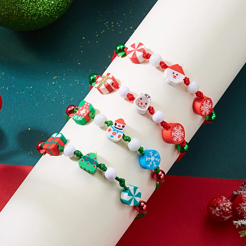 Рождественские-разноцветные-бусины-многоэлементные-браслеты-для-женщин-Санта-Клаус-снежинка-дерево-браслет-с-лосем-вечерние-украшения