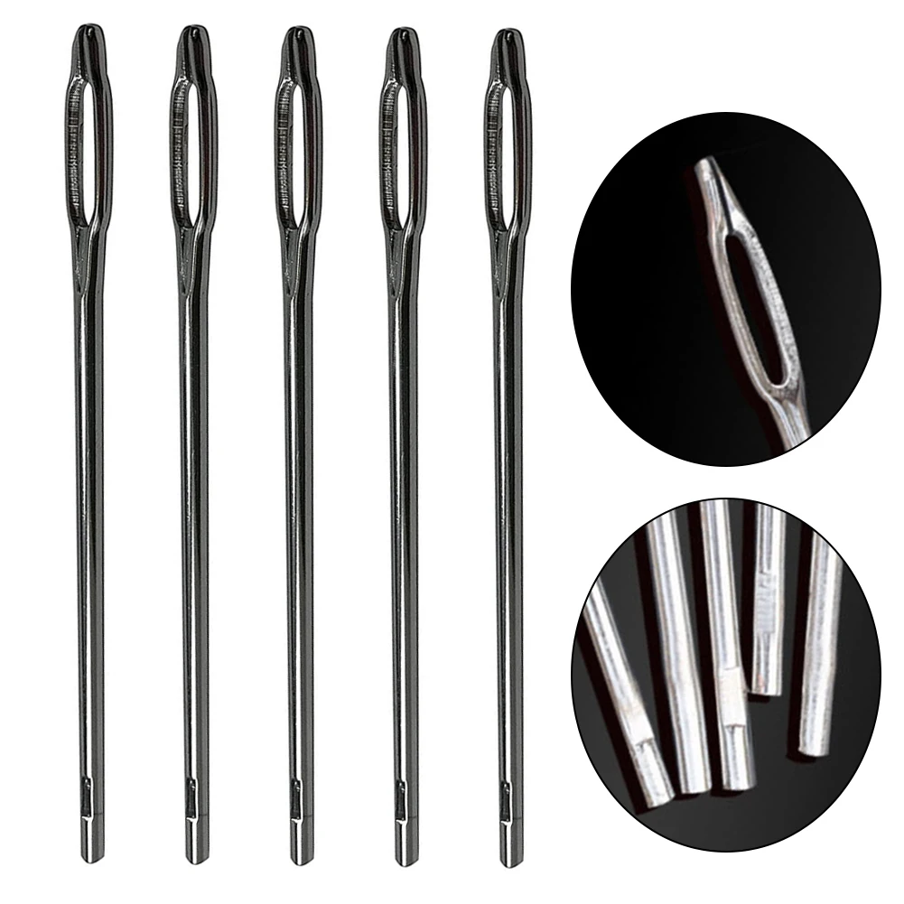 5Pcs New Epairing Cracked Cars Replacement Split Eye Needle For T-Handle Tire Plug Tire Repair Tool Replacing Manual Tools
