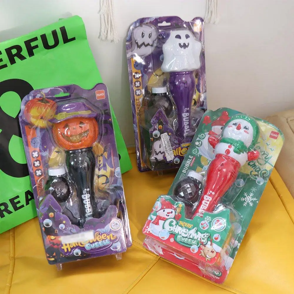 Geschenke Kreative Kürbis Blase Maschine Leuchten Halloween Blase Maker Maschine Automatische Lustige Seife Wasser Launcher Weihnachten