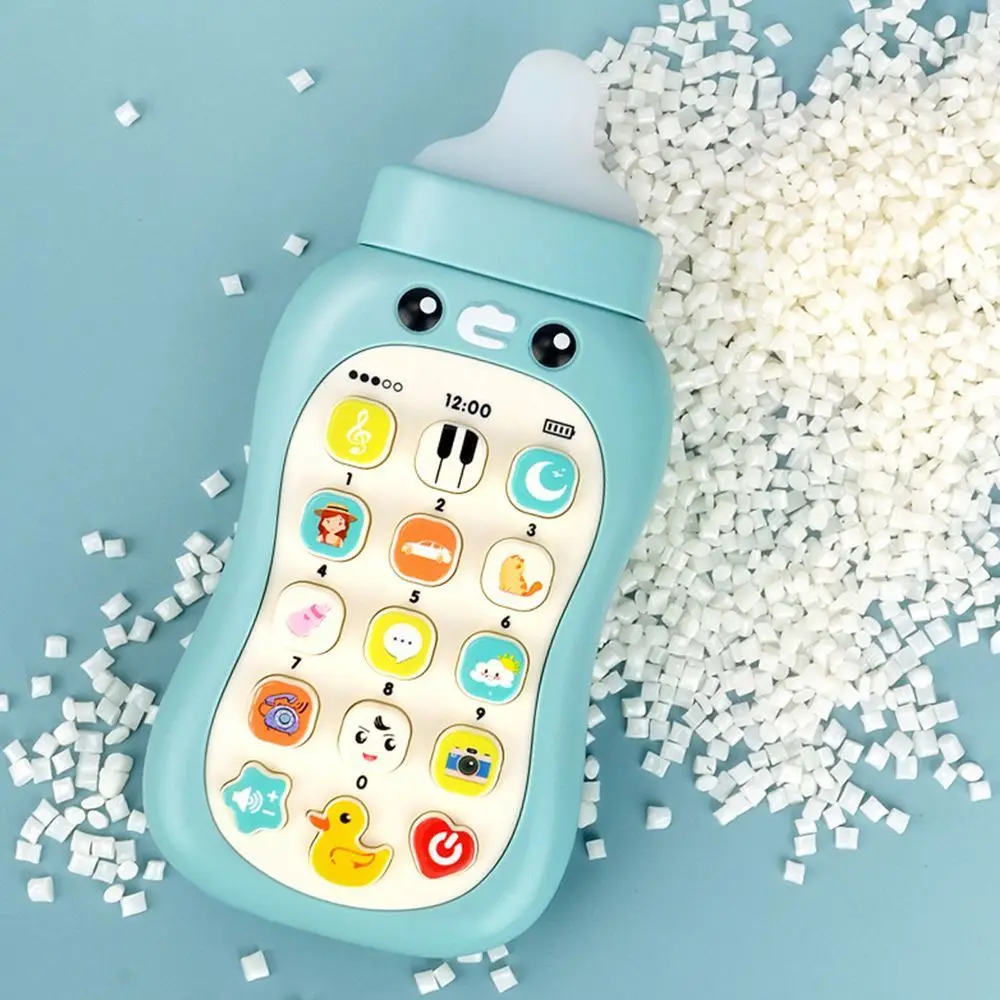 Nibble chupeta para bebê, Brinquedo Musical Inteligente, Simulação de telefone celular, Garrafa, Novo