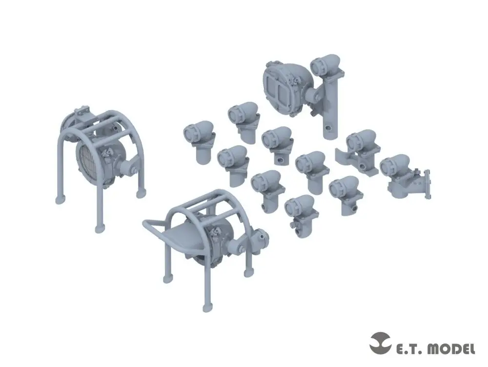 1/35 ET model P35-270 Lights Set for Russian T-72 Family 3D Printed