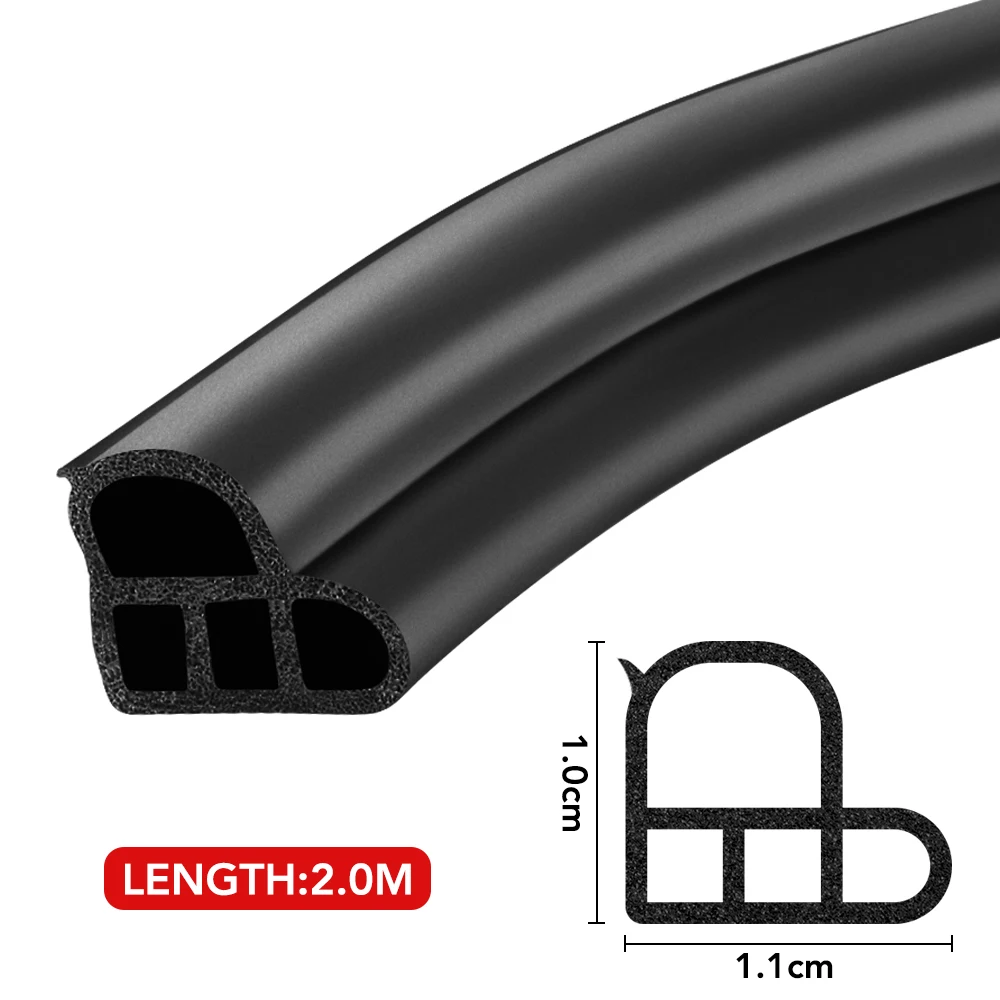 Car Door Rubber Seal Strip L-type for Lada Granta Vesta Kalina Niva Renault Duster Megane