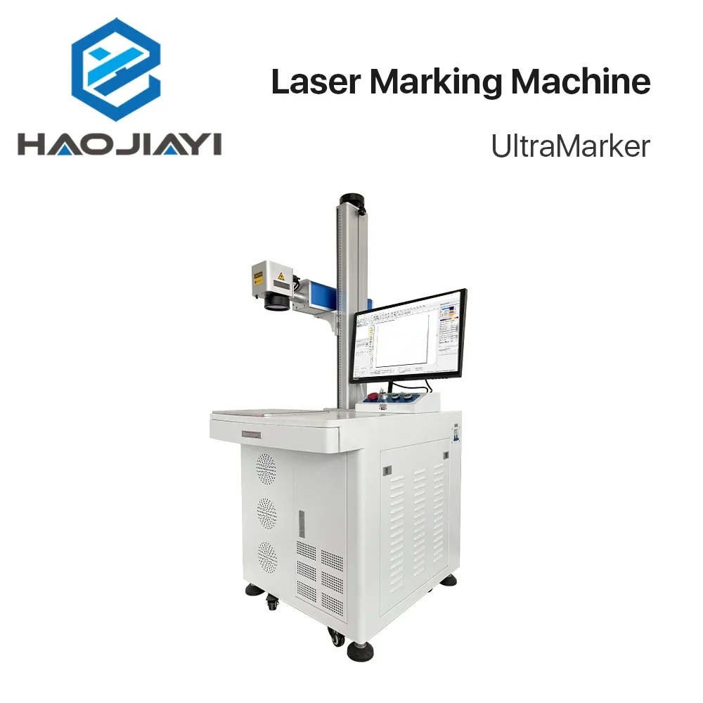 50W Fiber Laser Marking Machine 300*300 Working Area With Rotary Device Area for DIY Marking Metal Stainless Steel