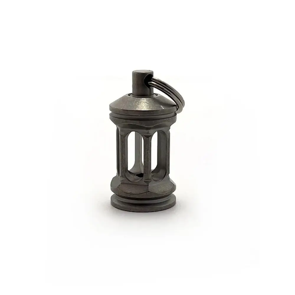 Temple Titanium Alloy Tritium Vial Housing Keychain Pendant EDC Pendant.