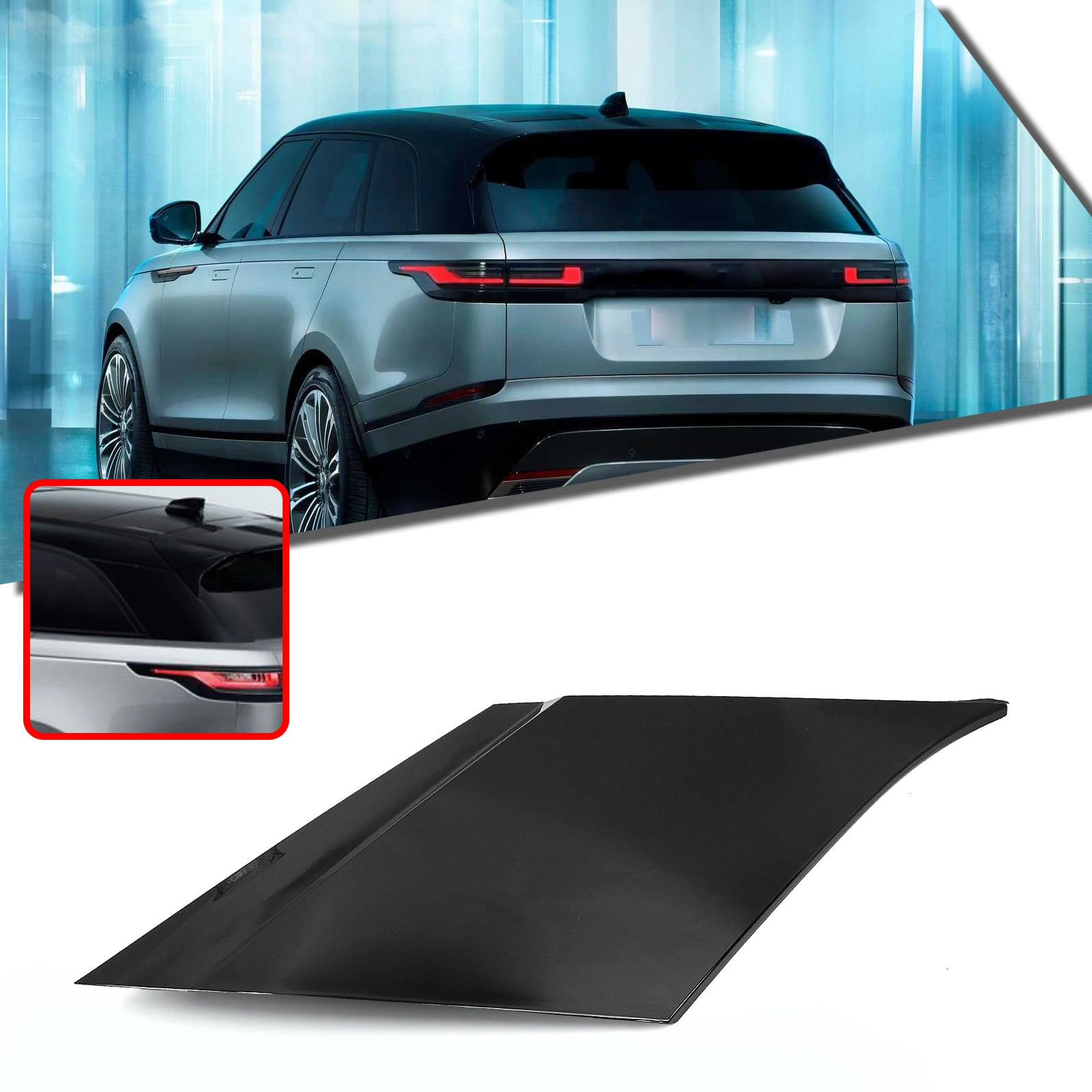 

Накладка на заднюю D-стойку, молдинг стекла, декоративная накладка на панель для Land Rover Range Rover Velar 2018-2023, внешняя декоративная накладка