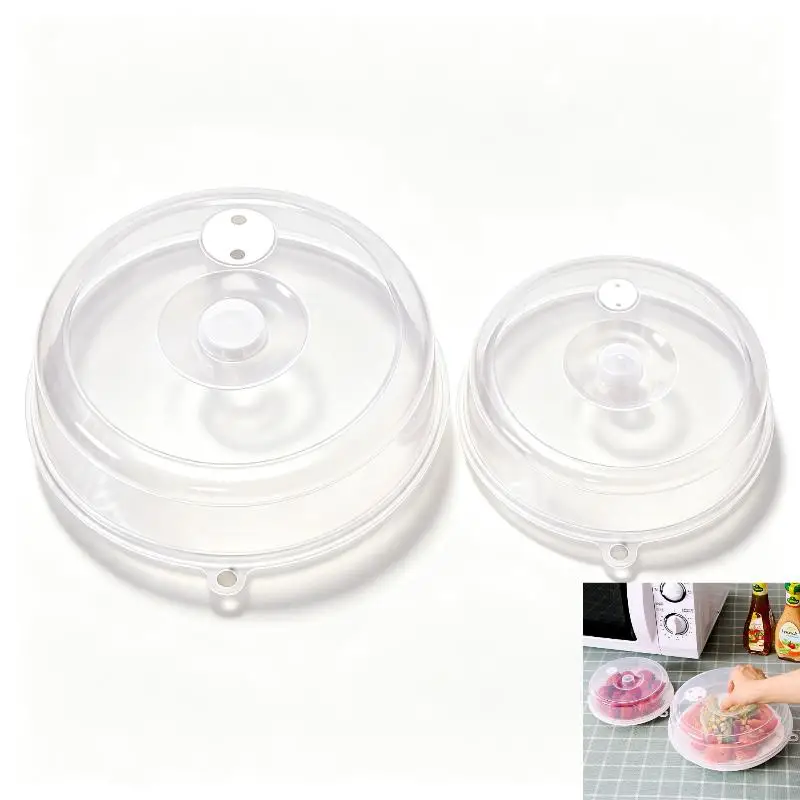 1/2Pcs Microwave Food Anti-Sputtering Cover Heated Sealed Covers Oven Oil Cap Food Splatter Guard Covers Kitchen Tool