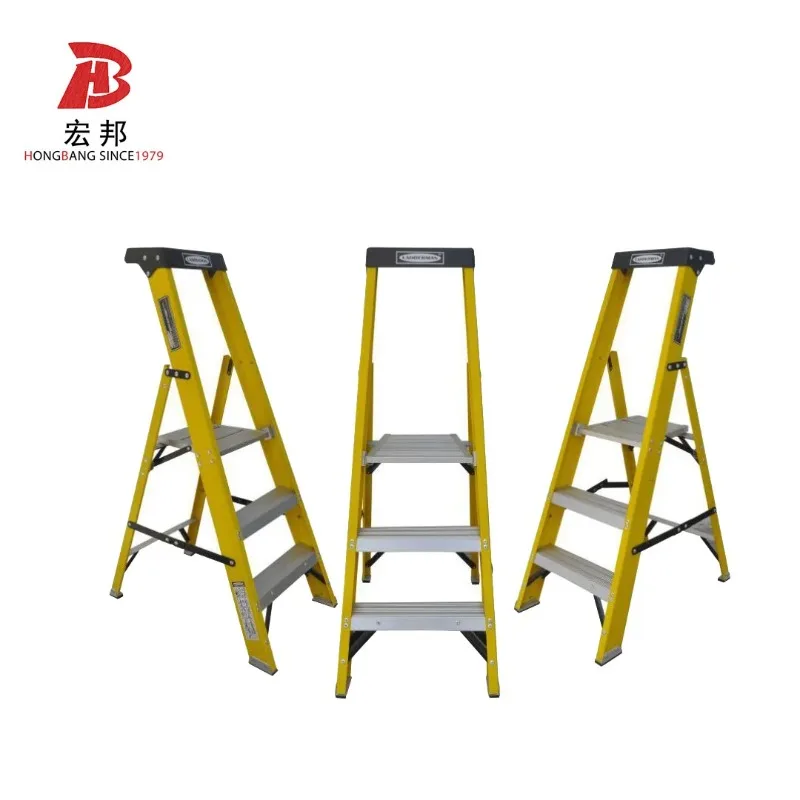 Scala per impalcature telescopica multifunzionale FRP di alta qualità Scale in fibra di vetro premium con servizi di piegatura e taglio