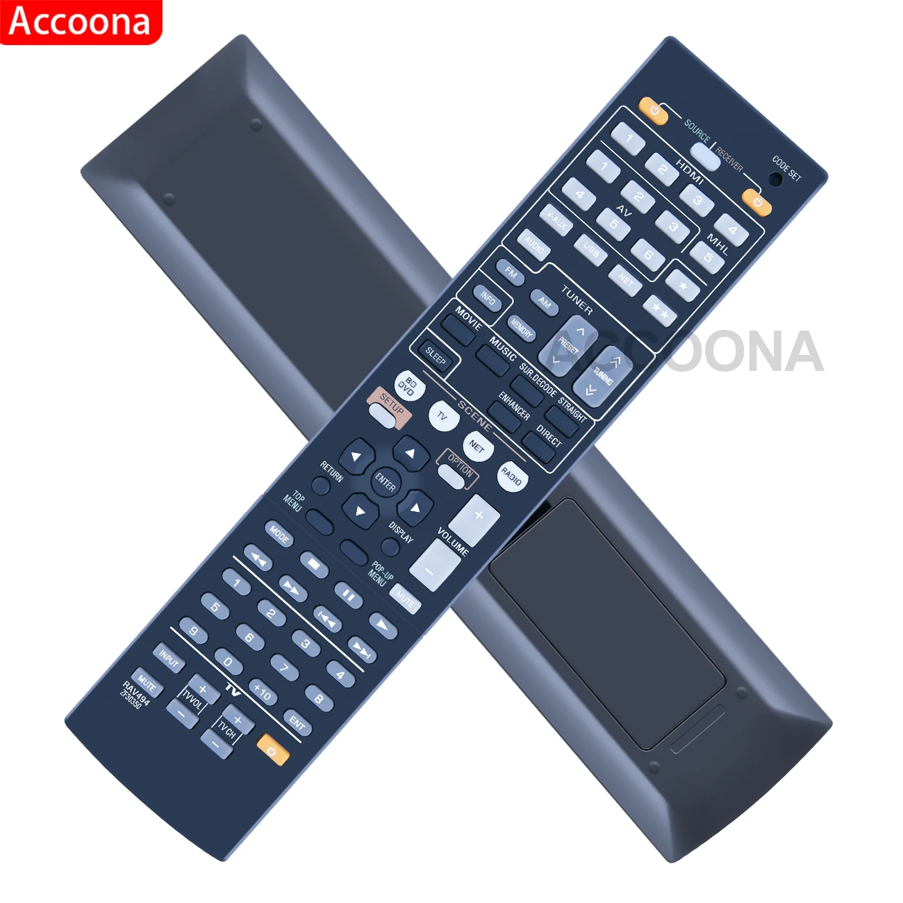 Remote control RAV494 ZF30350 for Yamaha AV Receiver