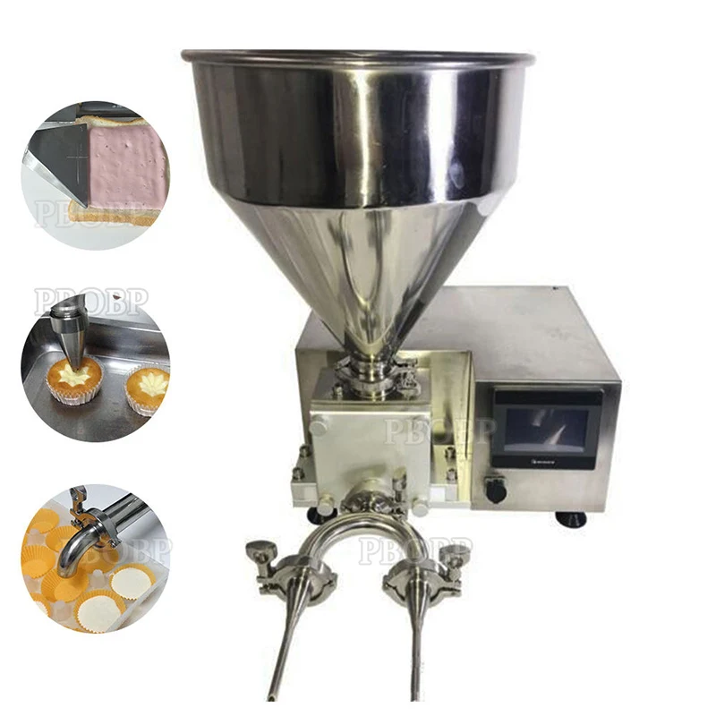PBOBP Commercial Puff Core Injection Machine 220V Electric Cream Injector Cake Jam Filling Machine
