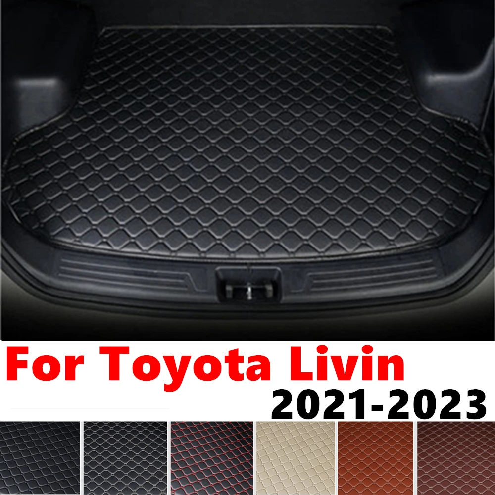 Car trunk mat for Toyota Livin 2023 2022 2021 Rear Cargo Liner Boot Protect Cover Interior Accessories Tail Tray luggage Pad