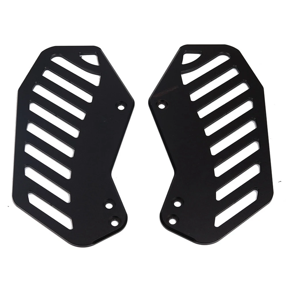 

Motorcycle Scooter Electric Bicycle Front Footrest Step Footboard Pedals Foot Pegs for NIU MQis/MQi2/MS/M2 Black