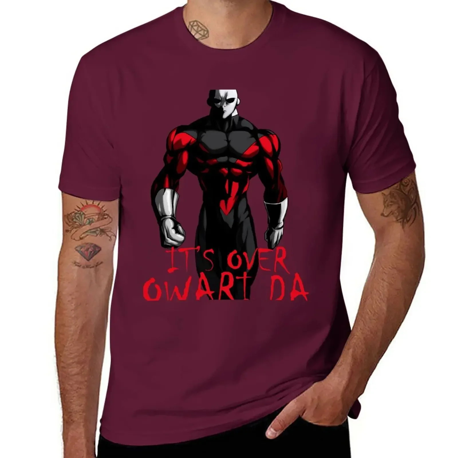 Blouse anime heavyweights fitted t shirts for men owari da Jiren T-Shirt  men clothing  harajuku  graphic t shirts  oversized