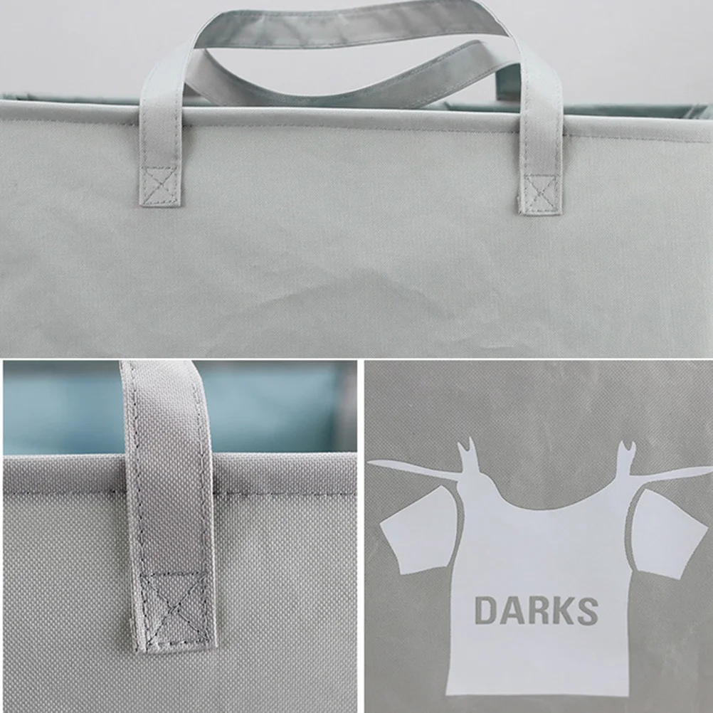 

Clothing Organizer Foldable Laundry Bag Storage Bucket Clothes Container Hamper Bedroom Basket Folding