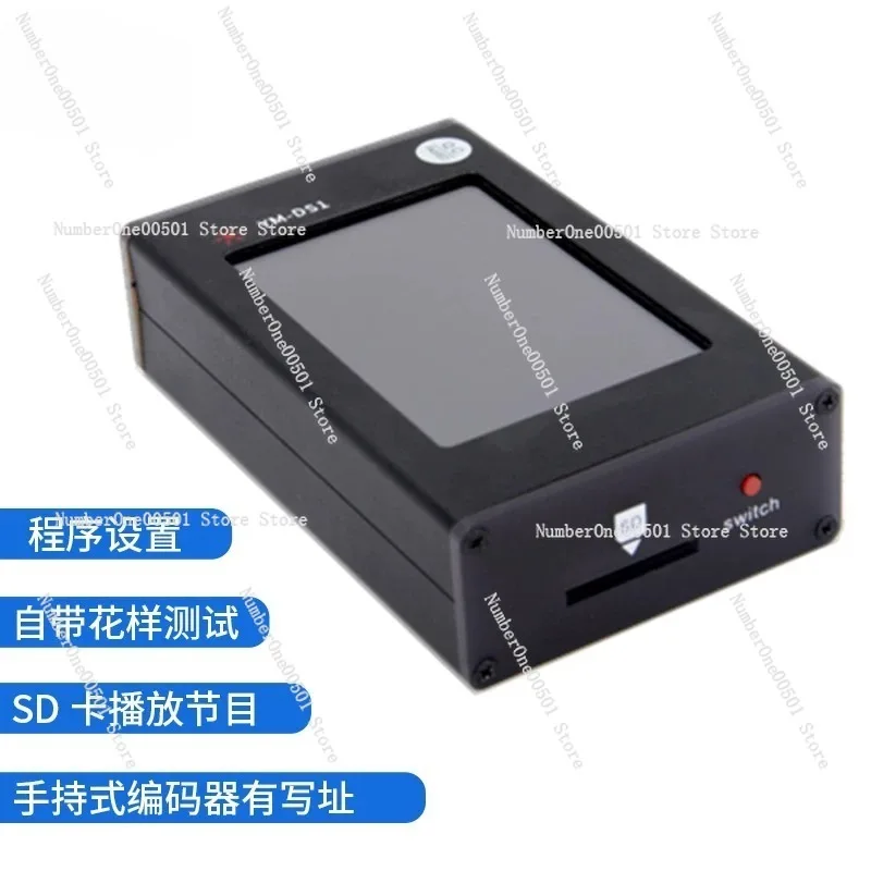 

Портативный контроллер DMX512 с сенсорным экраном, перезаряжаемой батареей, удобный для переноски, поддержка SD-карт