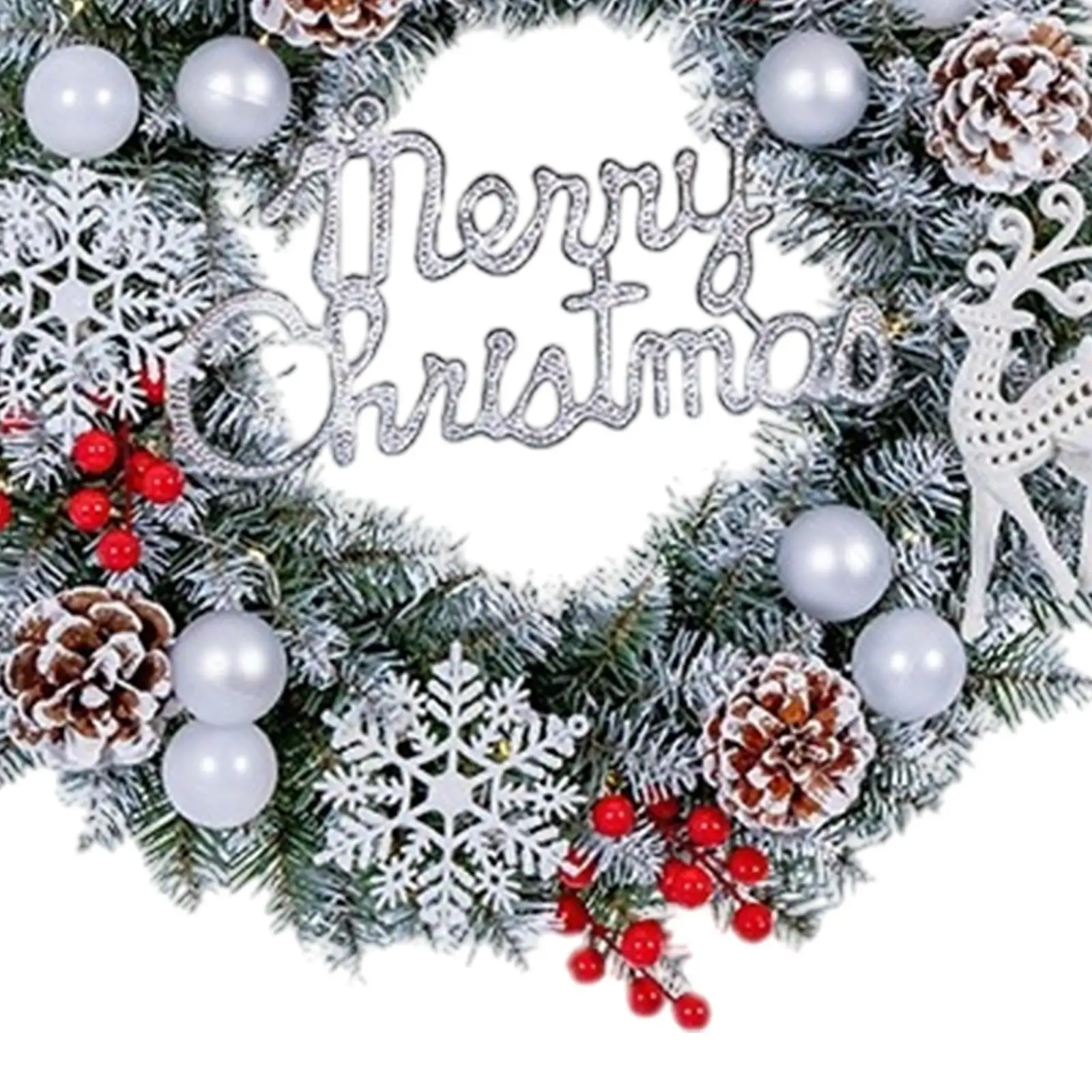 إكليل عيد الميلاد زخرفة إكليل عيد الميلاد للمدفأة في الأماكن المغلقة والخارجية للعام الجديد