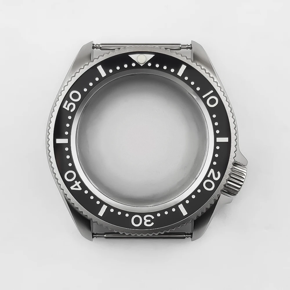 ดําน้ํา 20bar ที่ 3.8 SKX 37 มม.นาฬิกาสําหรับ NH34 NH35 NH36 NH38 การเคลื่อนไหวแบนโลหะผสมแทรก 120 คลิก