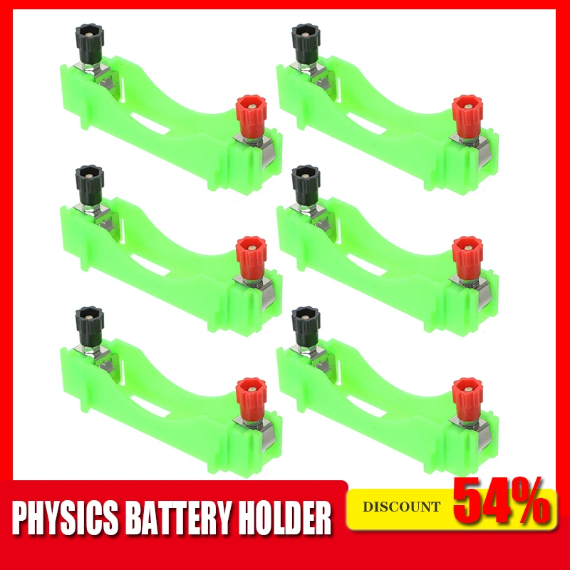 

6 Pcs Case Holder Accessory Small Storage Casing Plastic Single Aa Physics Child with Leads Learning Tool Case