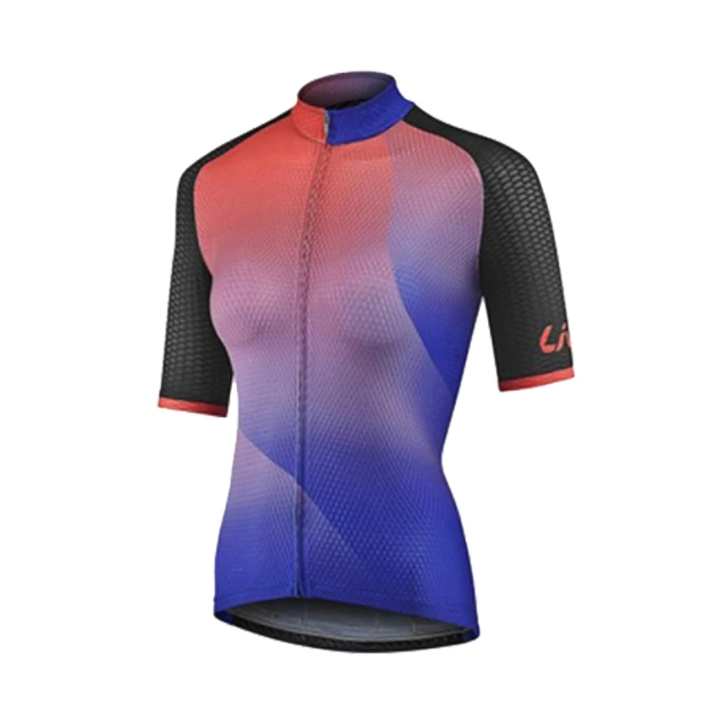 LIV-Jersey Ciclismo Feminino, Tops De Manga Curta, Camisa De Bicicleta MTB, Roupas Ciclismo, Corrida Verão, 2024