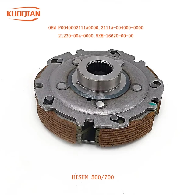 Zespół mokrego sprzęgła do HISUN 500 700 ATV UTV ZAMIENNY PAR HS KOD 2111A- 004000 -0000 KOD ERP P 0040002111 A0000