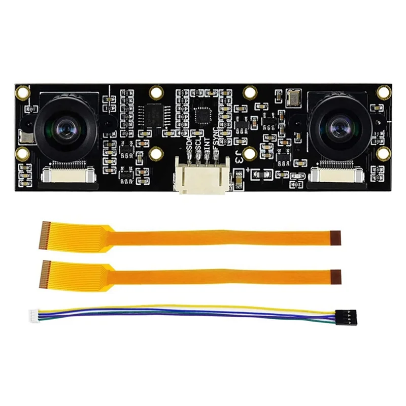 B68C Waveshare IMX219-83 Stereo Camera Binocular Camera Module 8MP HD Camera for Jetson Nano Development Board