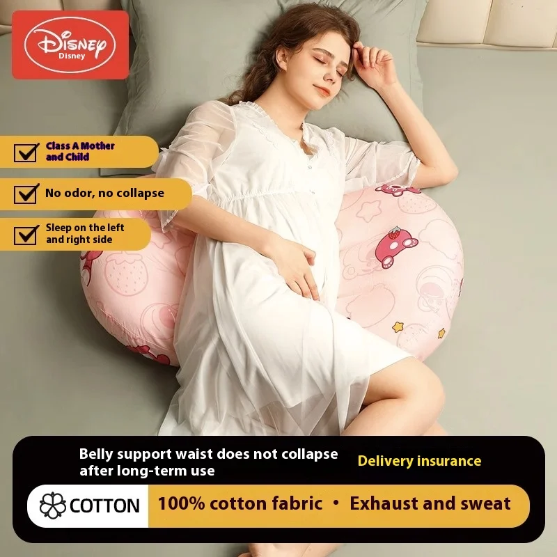 

Disney Pregnant Woman Waist Pillow During Pregnancy Side Sleep Support Belly Sleep Magic Can Be Disassembled And Washed