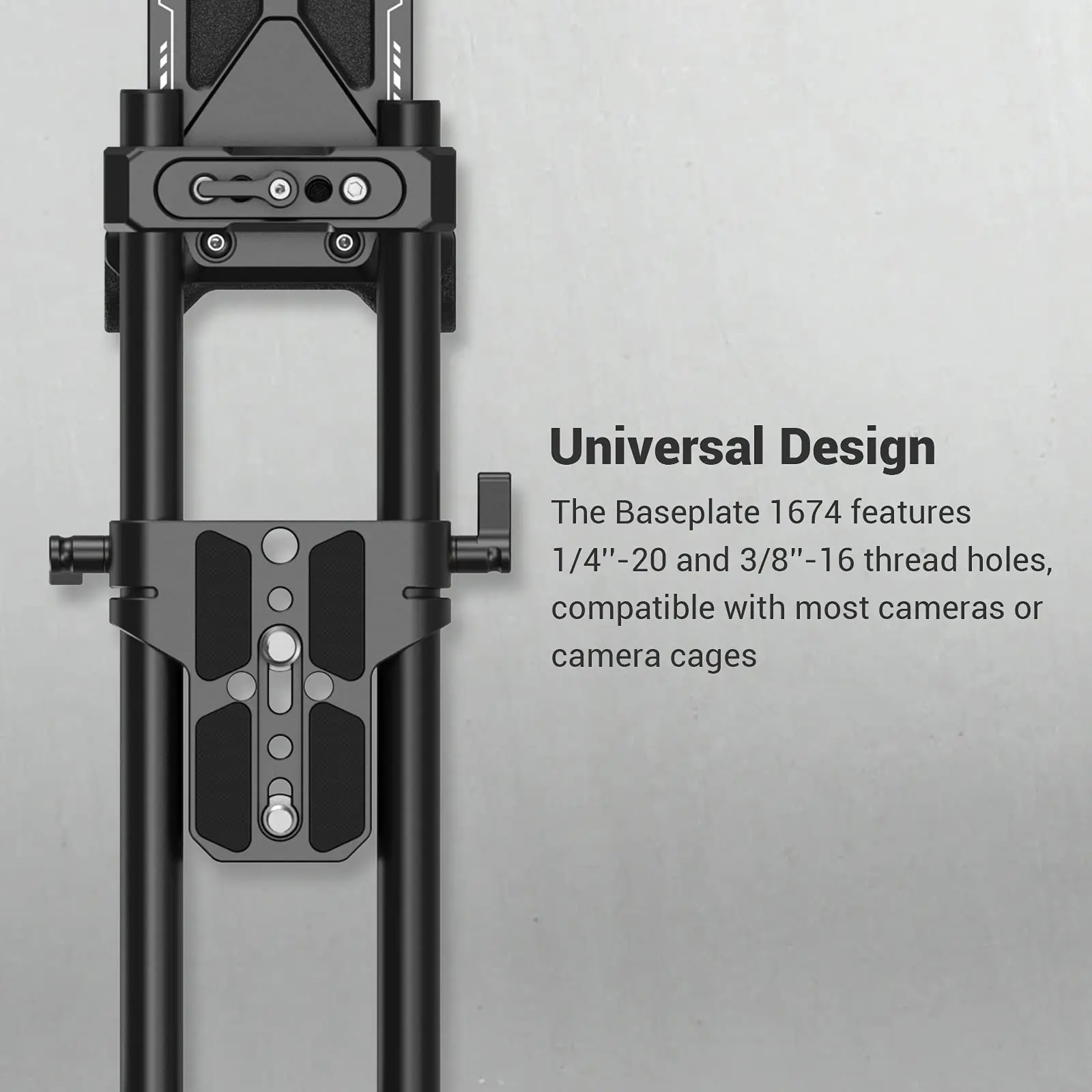 Imagem -05 - Smallrig Universal Kit Básico de Ombro Modo Tiro Vários Furos Roscados 420 Mount Outros Acessórios 2896c