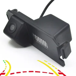 Variable Parking Line Dynamic Trajectory Tracks Car Rear View Parking Backup Camera For Hyundai i10 i20 2008~2015