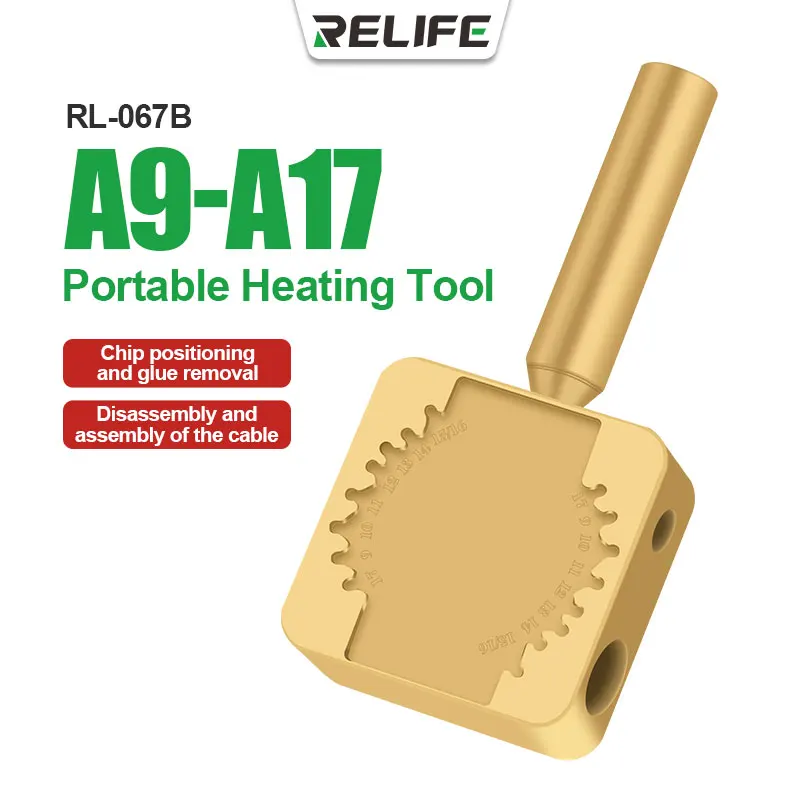 RELIFE RL-067B 3 in1 tavolo da stiro multifunzionale piccolo per telefono 936/T12/210 A9-A17 stazione di saldatura a riscaldamento rapido Nano