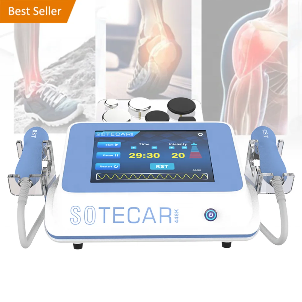 

Newest 448K RF Skin Tightening Pain Relief Deep Care Weight Loss Body Sliming Machine Tecartherapy Physiotherapy SPA Equipment