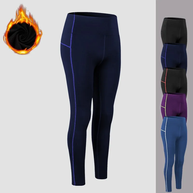 Women High Waist Running Tights Yoga Pants Trousers Workout Fitness Sports Gym Hiking Exercise Clothing Leggings For Female 2324