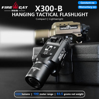 Tactics Metal Scout Light X300 X300-B 1000LM high-power Weapon Flashlight X300B Hanging pistol LED Glock G17 18 19 For 20MM Rail