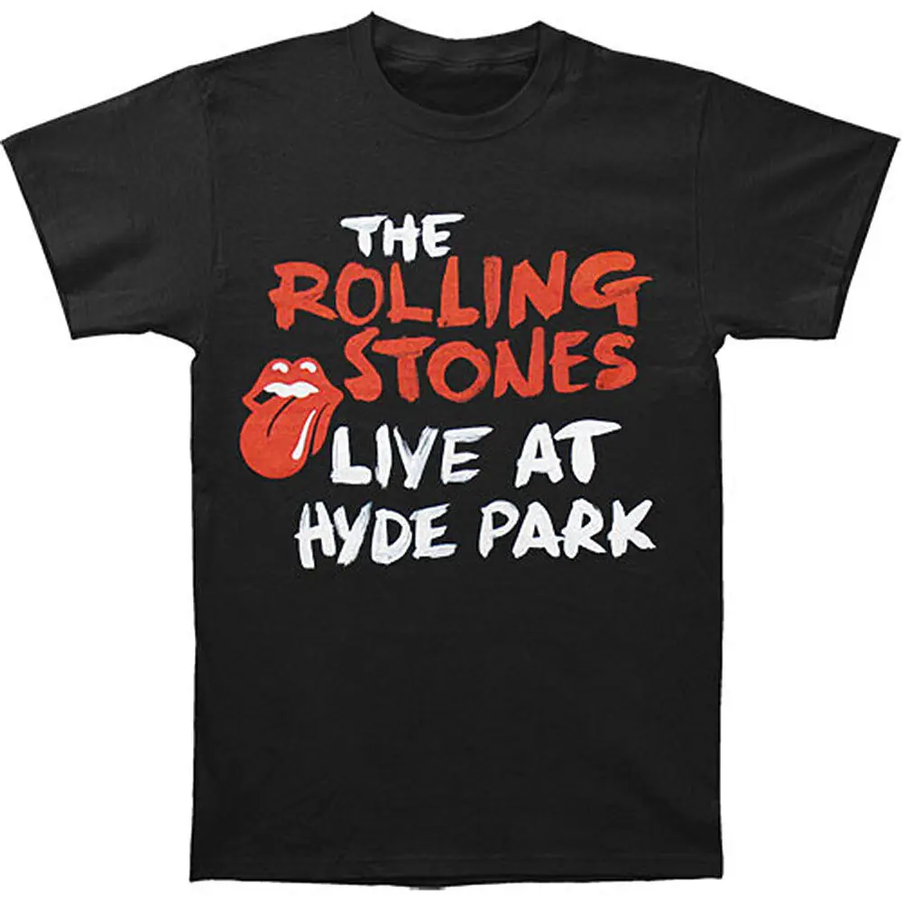 Men's  Live At Hyde Park T-shirt X-Large Black