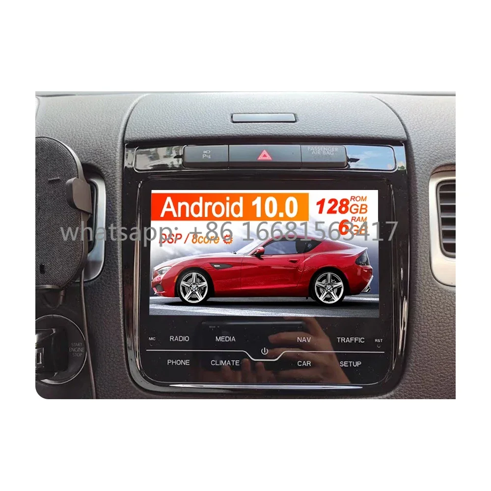 For VW TOUAREG RNS 850 RCD 550 Android 10.0 4+64 Car DVD Player Multimedia Player GPS Navigation Auto Radio Stereo Head Unit 4G