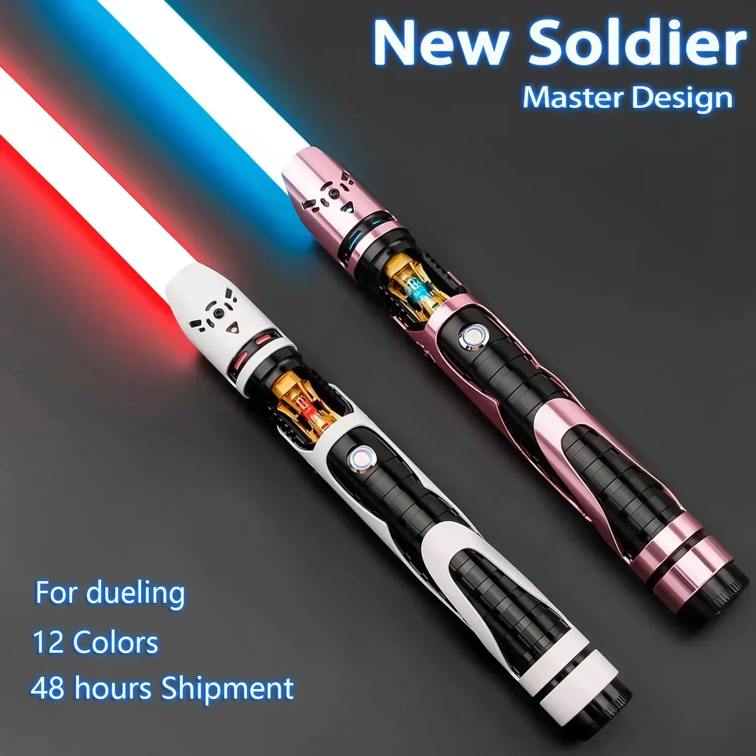 

TXQsaber Soldier High Quality Lightsaber Metal Hilt Heavy Dueling RGB Pixel Light Sword SNV4 Cosplay Gift 12 Colors foc dueling