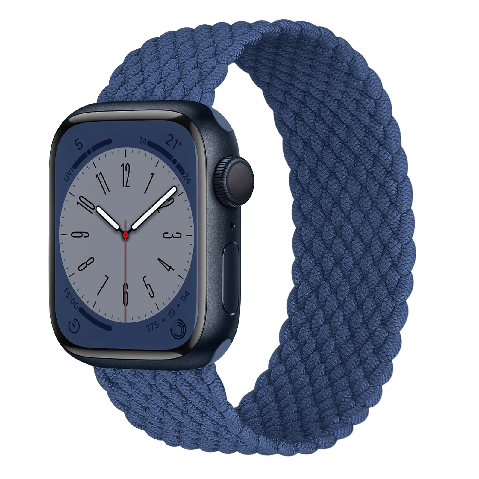 Braided Strap For Apple Watch Band 40mm 44mm 45mm 41mm 42mm 38 correa Nylon Bracelet iWatch series 3 5 SE 6 7 8 9 ultra 2 49mm