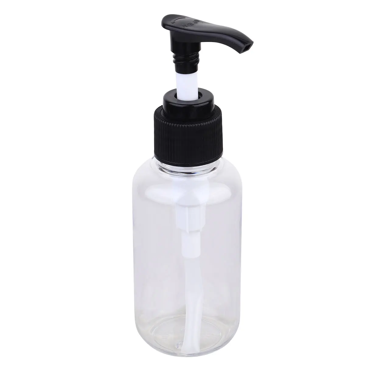 

6pcs 100Ml Shower Gel Bottle Refillable Pet Subpackaging Emulsion Press Pump Bottle Transparent Portable For Travel Home Hotel