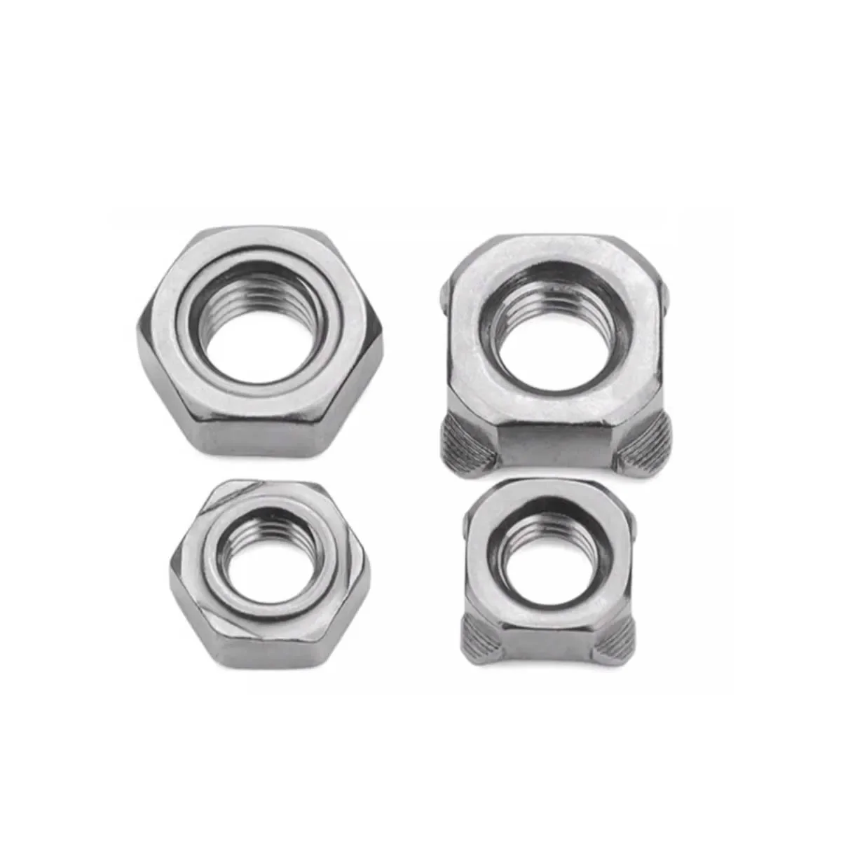 

304 Stainless Steel Hexagonal/Square Welded Nuts/Din929 Point Welded Nuts