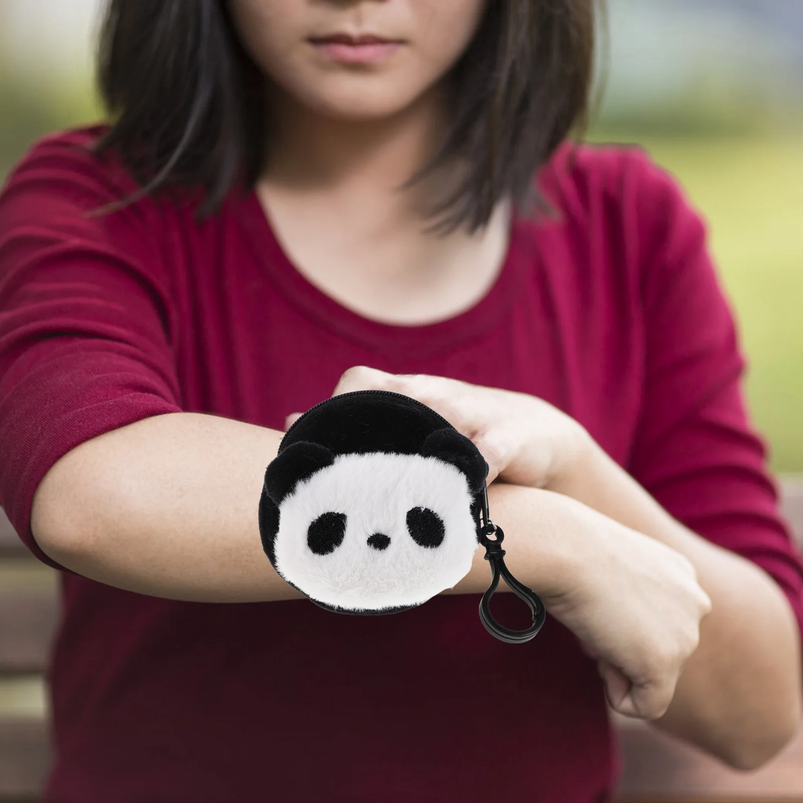 

Unisex Snap Bracelet Wallets Adjustable Size Wristband Coin Purses Stylish Portable Accessory for Daily Use Travel