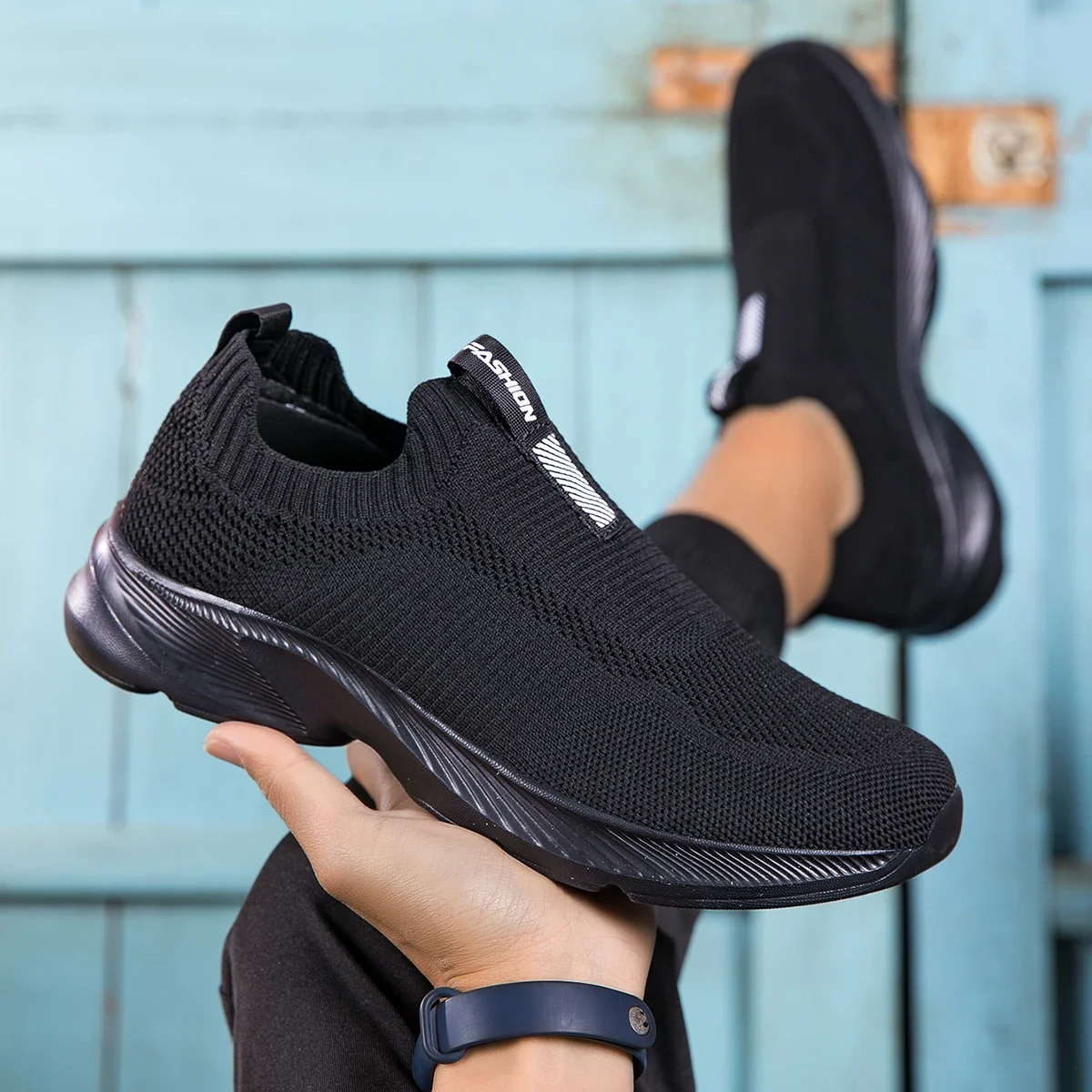 

Men Sports Shoes Fashion Breathable Outdoor Mesh Casual Sports Shoes Lightweight Comfortable Men Outdoor Walking Tennis Shoes