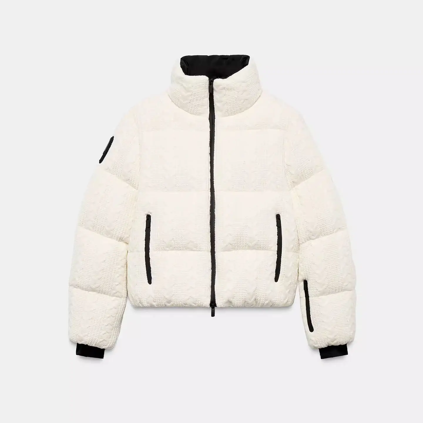 

2025 Winter New Faionable Women's Skiing Commuting Clothes Personali Sle Cotton Jaet Long Sve Regular Length