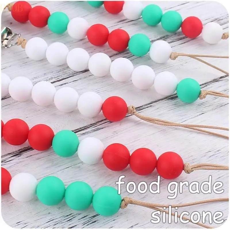

090B Teether Antilost Chain Pacifier Clips Infant Soother Clip Pacifier Accessories