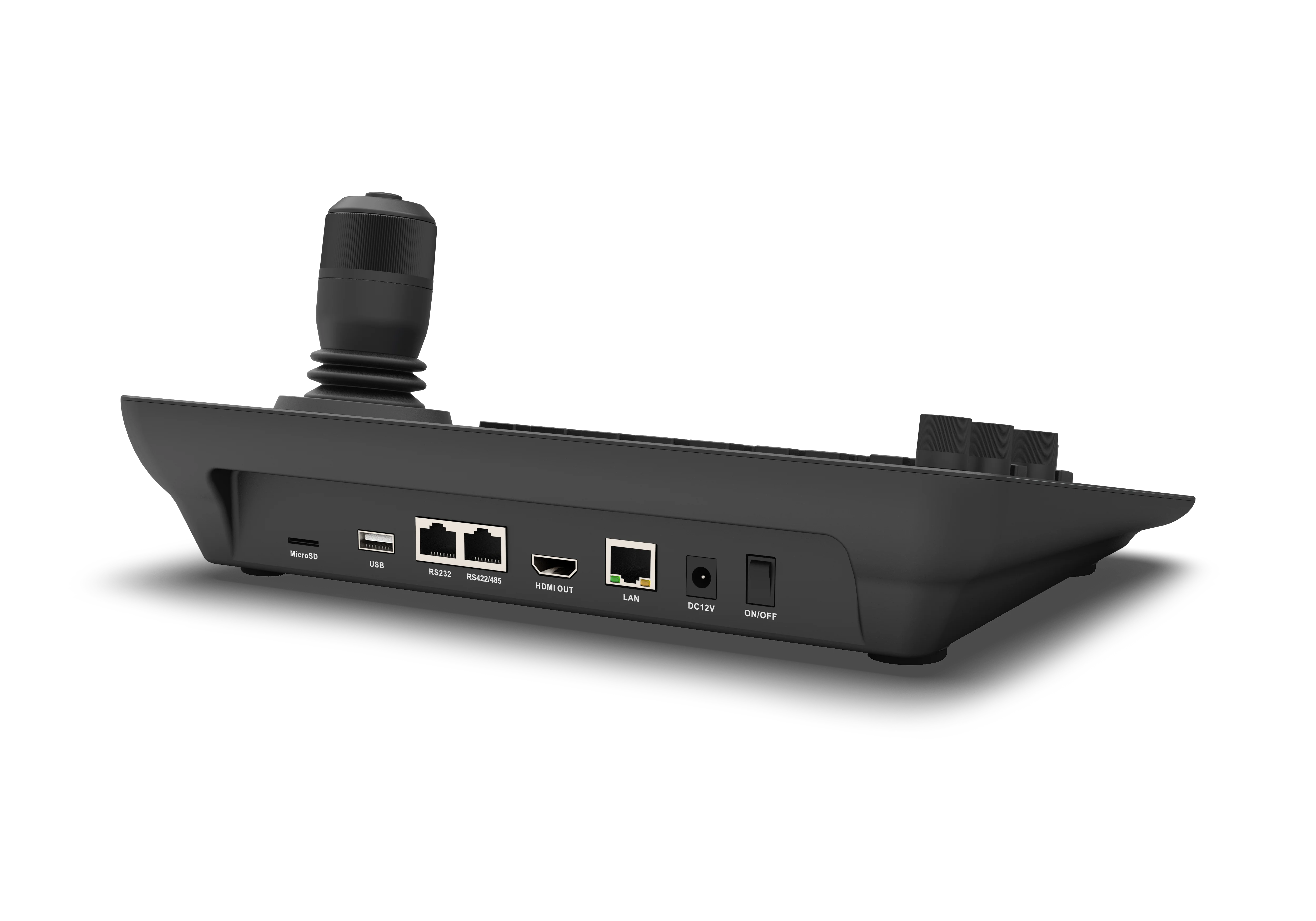 

2026unique OEM/ODM 7-inch Decoding Touch Screen PTZ Camera Controller Keyboard with Joystick for Live Streaming & Conference